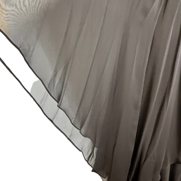 Eliza J Jeweled Collar Halter Tiered Maxi Dress Formal Gown Women 0-2 Black NWT - Picture 8 of 11